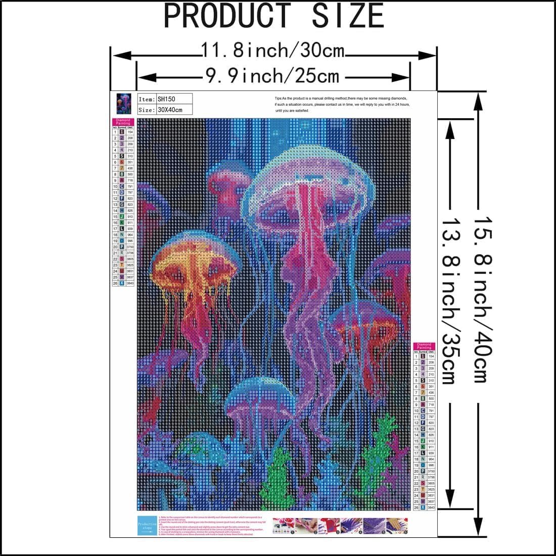 Jellyfish Diamond Art Painting Kit 