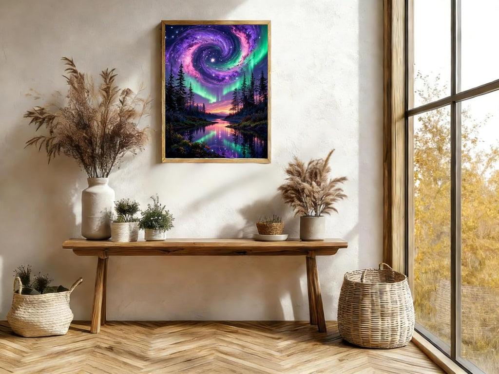 Aurora Borealis Diamond Painting Kit 12X16"