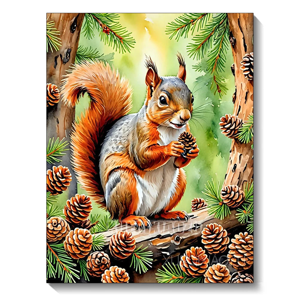 Watercolor Animal Series Diamond Painting Kits