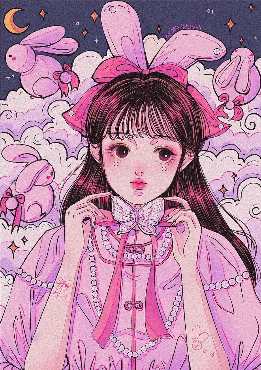 Pink Elegance Diamond Painting