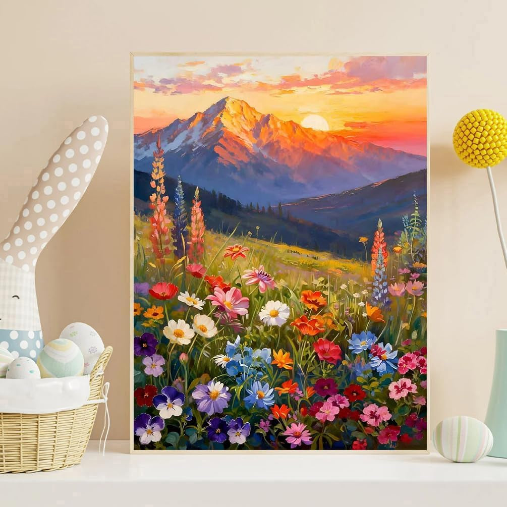 Flowers Diamond Art Kit