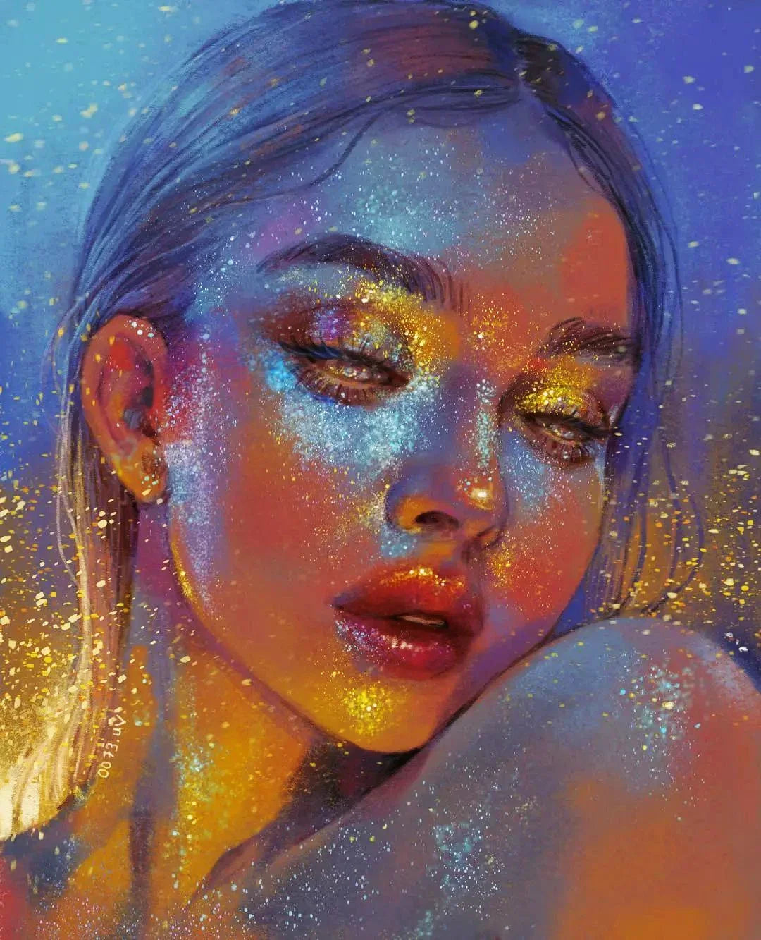 Diamond Painting Art Kit - Sleeping Woman 