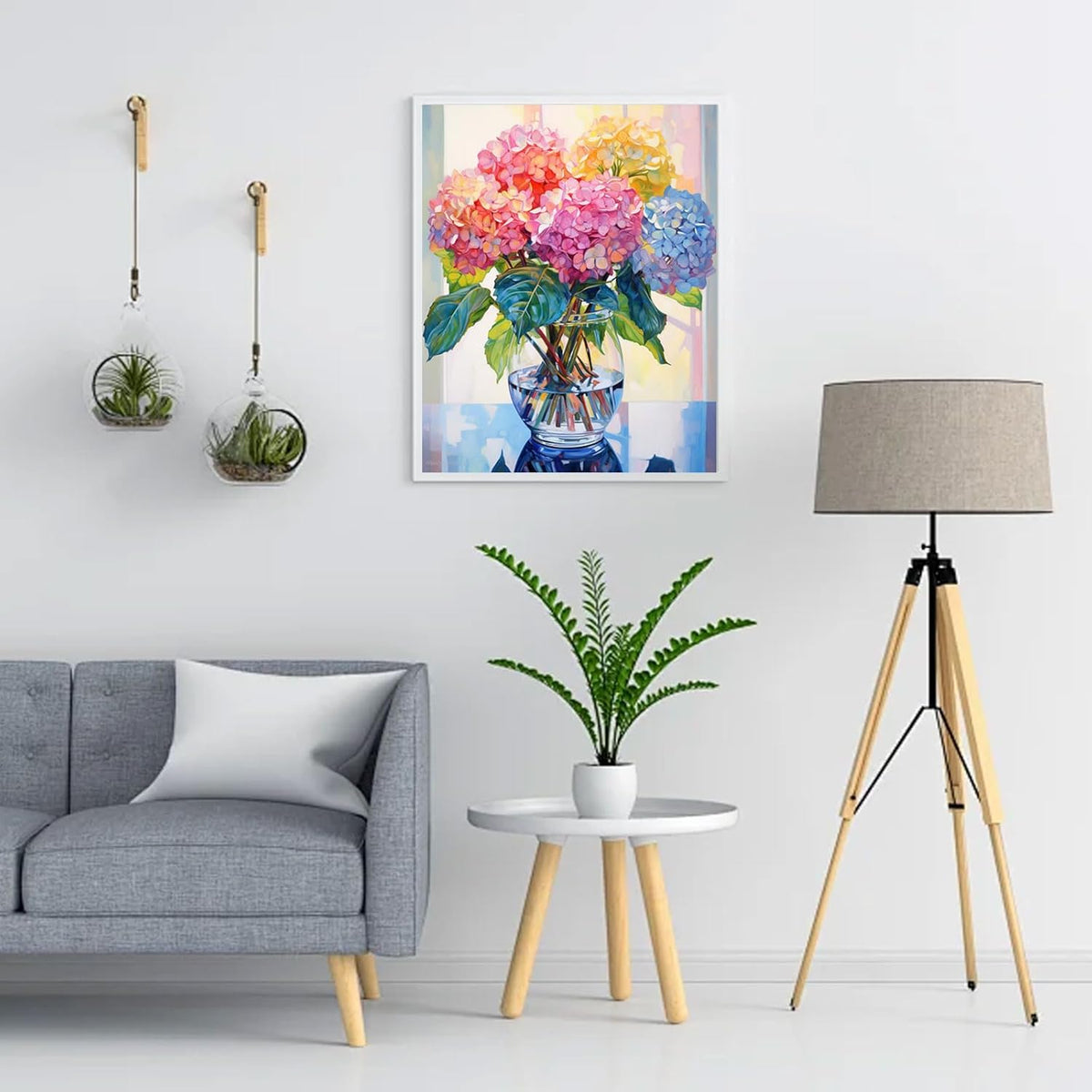 Hydrangea Diamond Painting Kits for Adults,Flowers Diamond Art 12X16Inch